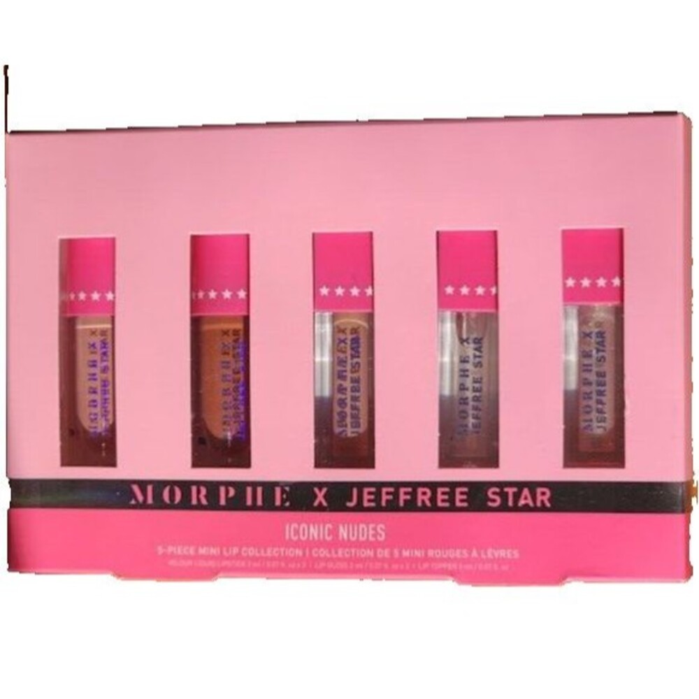 Morphe X Jeffree Star Iconic Nudes Mini Velour Liquid Lipstick Collection Ltd Ed